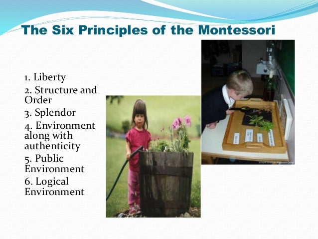 Maria Montessori Theory Principles